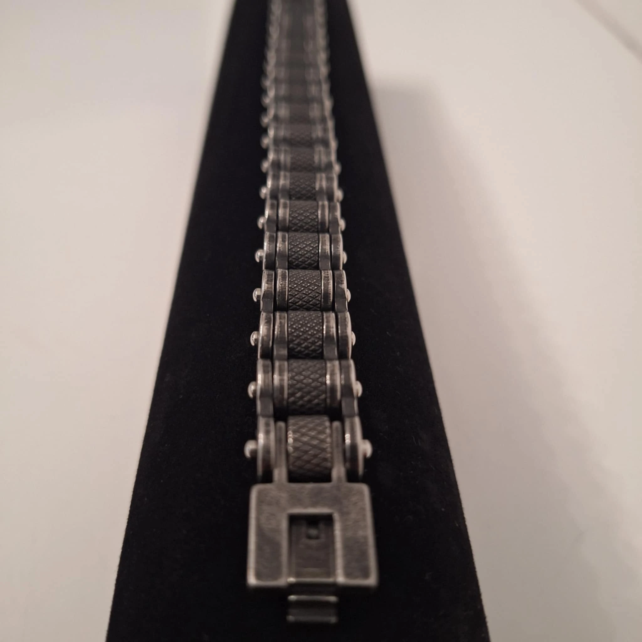 Herenarmband van hoogwaardig roestvrij staal - Premium kwaliteit - Motorkettingstijl, Biker-look, Urban – photo 5